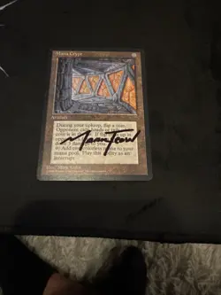 Mana Crypt Book Promo Card MTG Signed - Image 1