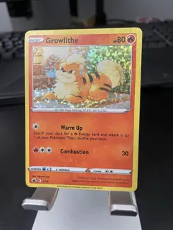 Growlithe 4/15 McDonald’s Promo 2022 Holo Pokemon Card LP - Image 1