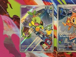 Pokemon First Partner Illustration Collection Turtwig Piplup Promo Card Set Of 3 - Image 2