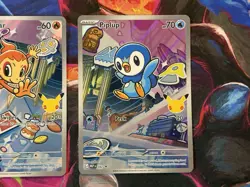 Pokemon First Partner Illustration Collection Turtwig Piplup Promo Card Set Of 3 - Image 4
