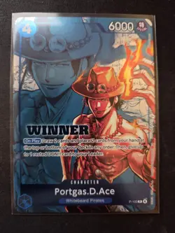 Portgas.D.Ace Winner Pack 2026 Promo P-103 One Piece Card Game - Image 1