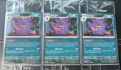 Pokemon Gengar GameStop Promo Stamped Card English 050/088 SEALED X3 - Image 1