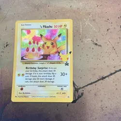 Pokemon TCG ______'s Pikachu Promo Holo 50HP 24/53 Wotc Promo English Basic Card - Image 1