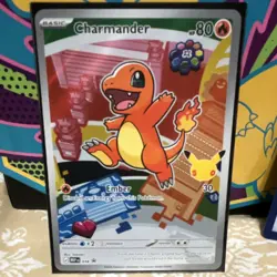 Pokemon TCG Charmander Basic 80 HP Flame Ember Card 038 - Image 1
