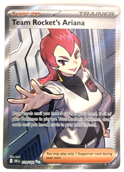 Pokemon Team Rocket's Ariana 224/182 Sv10: Destined Rivals Holo Card - Image 1