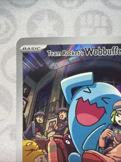 Team Rocket's Wobbuffet Promo ETB SV 203 Scarlet & Violet Cards Holo - Image 2