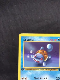 Pokemon Cards: Team Rocket 1st Edition Common: Squirtle 68/82 - Image 2