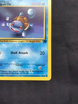 Pokemon Cards: Team Rocket 1st Edition Common: Squirtle 68/82 - Image 4