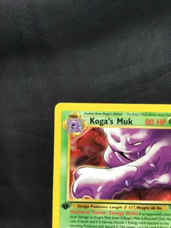Pokemon Cards: Gym Challenge 1st Edition Rare: Koga's Muk 26/132 - Image 2