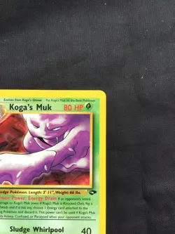 Pokemon Cards: Gym Challenge 1st Edition Rare: Koga's Muk 26/132 - Image 3