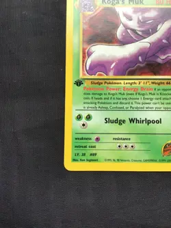 Pokemon Cards: Gym Challenge 1st Edition Rare: Koga's Muk 26/132 - Image 5
