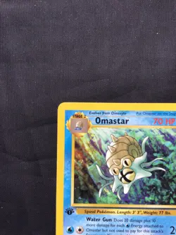 Pokemon Cards: Fossil 1st Edition Uncommon: Omastar 40/62 - Image 2