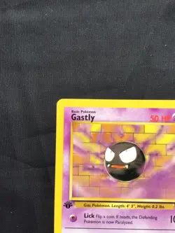 Pokemon Cards: Fossil 1st Edition Uncommon: Gastly 33/62 - Image 2