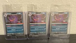 3x Pokemon Gengar GameStop Promo Card 050/088 English 2026 New Sealed GameStop - Image 1