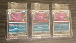 3x Pokemon Gengar GameStop Promo Card 050/088 English 2026 New Sealed GameStop - Image 3