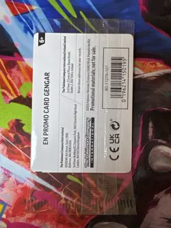 Gengar GameStop Promo Pokemon Card Sealed Perfect Order Promo NM/MINT - Image 2