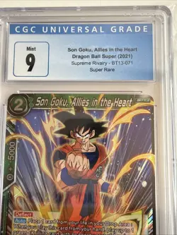 Son Goku, Allies in the Heart #BT13-071 CGC 9 DBZ Card Game - Image 4