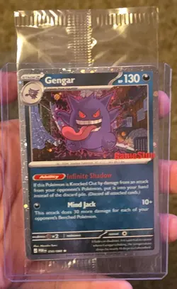 Pokemon Gengar Promo Card GameStop 050/088 Holo English TCG SEALED - Image 1