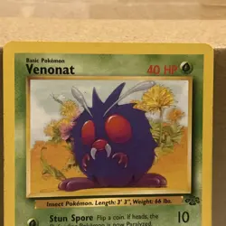 Pokemon TCG Venonat Jungle Card 63/64 - Image 2