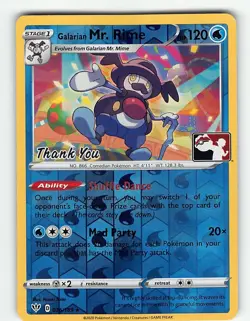 GALARIAN MR. RIME 036/189 HOLOFOIL MISCELLANEOUS CARDS & PRODUCTS POKEMON LP - Image 2
