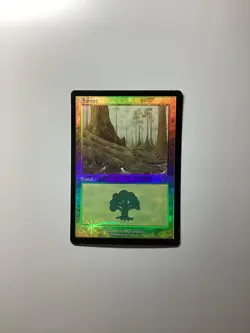 Forest (348) 1999 Mercadian Masques Foil MTG - Image 1
