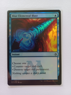 Blue Elemental Blast | Foil | Masters 25 - LP English MTG - Image 1