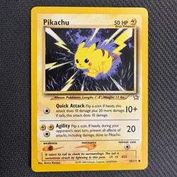 Pikachu 70/111 Neo Genesis Common Pokemon Card - Image 1