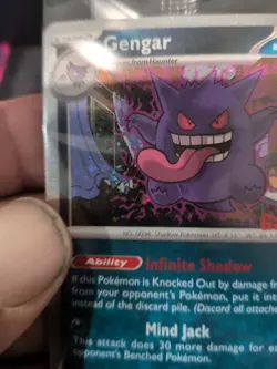 Pokemon TCG Gengar GameStop Promo Tongue Swirl Sealed - Image 2