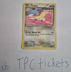 HOLOFOIL Audino - Legendary Treasures - Pokemon Holo card - Near Mint NM -TCG $7 - Image 1