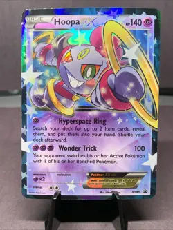 Pokemon TCG Hoopa EX XY85 Black Star Promo Holo Rare LP - Image 1