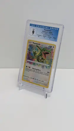 Rayquaza 138 Vivid Voltage Pokemon Amazing Rare CGC 9 MINT - Image 1