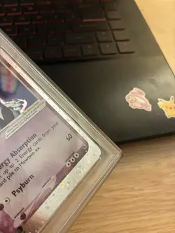 2003 POKEMON EX RUBY & SAPPHIRE #101 MEWTWO EX-HOLO PSA 8 NEW CERT BOTTOM SWIRL - Image 3