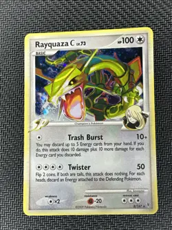 Rayquaza C 8/147 Supreme Victors Holo Pokemon TCG Card NM Condition - Image 1