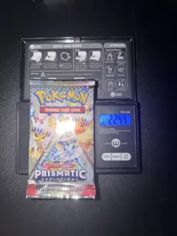 🔥1x 22.44 Gram🔥 HEAVY!! Prismatic Evolutions Pack! Sealed! PRE S&V Pokemon - Image 1
