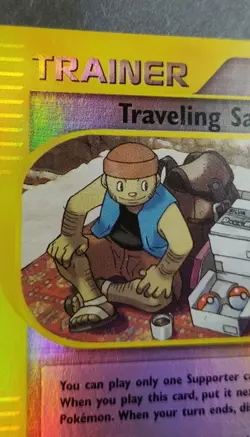 Pokemon Aquapolis Set Uncommon Reverse-Holo Traveling Salesman 137/147 (English) - Image 3