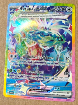 Pokemon Prismatic Evolutions Terapagos ex 169/131 SIR - Image 3
