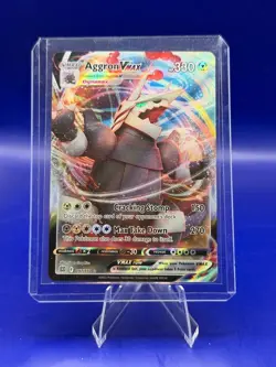 Aggron VMAX 097/172 Brilliant Stars Holo Pokemon TCG & Bonus Card - Image 1
