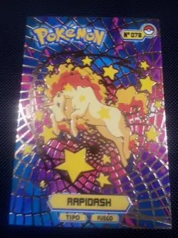 Pokemon 2024 Card Tops Pokedex Database Set Rapidash 078 Peru US Seller - Image 1