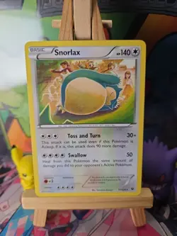 Snorlax 77/124 Fates Collide Pokemon TCG Card Tomokazu Komiya - Image 1