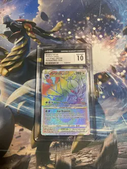Pokemon TCG Giratina VSTAR 201/196 Secret Rainbow Rare, Lost Origin - Image 1