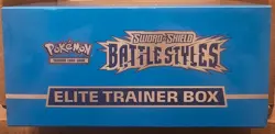 2021 POKEMON SWORD & SHEILD RAPID BLUE ELITE TRAINER NEW FACTORY SEALED URSHIFU - Image 3