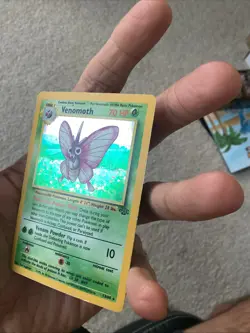 Pokemon Venomoth Jungle 13/64 Holo Rare MP - Image 3