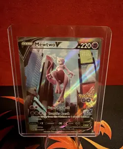 Mewtwo V (Alternate Full Art) 072/078 Pokemon GO Holo - Image 1