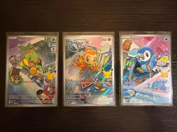 Pokemon 30th Anniversary First Partner Promos Turtwig, Chimchar, Piplup #1 - Image 1