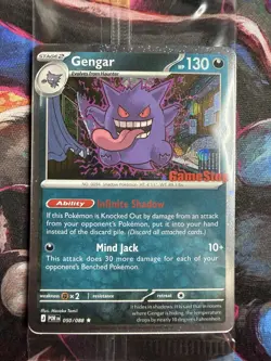 Gengar 050/088 Gamestop STAMPED - Perfect Order GAME STOP PROMO SEALED - Image 1