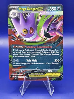 Mega Gengar ex Phantasmal Flames Holo Pokemon TCG 056/094 Ultra Rare - Image 1