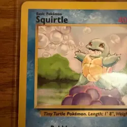 Squirtle 063/102 Base Set Regular LP Pokemon TCG - Image 3
