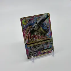 Pokemon TCG M Blastoise EX Full Art Mega Ultra Rare Holo 102/108 Evolutions NM - Image 2