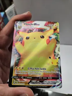 Pokemon Pikachu VMAX Promo Full Art Holo SWSH062 Sword & Shield - Image 5