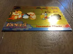 Peacemaker Pikachu #46 NM Pokemon Topps Movie Animation Edition, HOLO - Image 3